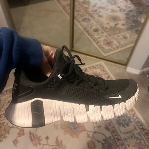 Nike Gray and White Sneakers